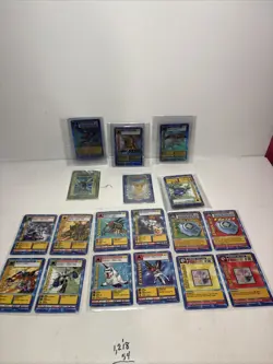 Vintage Lot of Original 1999 Bandai Digimon Cards LOT - Image 1