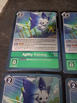 Four Card Lot: Agility Training Digimon Promo P-106 Four Cards - Image 2