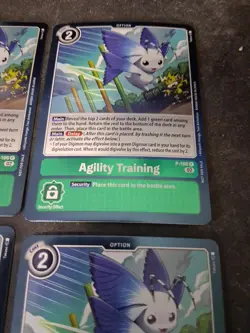 Four Card Lot: Agility Training Digimon Promo P-106 Four Cards - Image 3