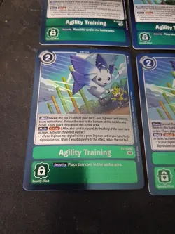 Four Card Lot: Agility Training Digimon Promo P-106 Four Cards - Image 5