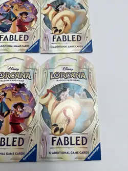 Disney Lorcana TCG Fabled Sleeved Booster Pack - Lot of 6 - Image 3