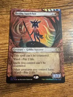 MTG Lorwyn Eclipsed SHOWCASE FOIL Hexing Squelcher - Image 1