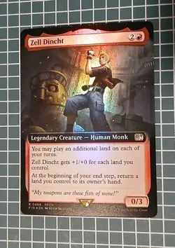 Magic The Gathering - Zell Dincht (Extended Art) Foil FIN Final Fantasy MTG TCG - Image 1