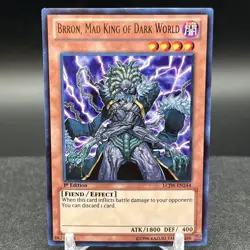 Brron, Mad King of Dark World LCJW-EN244 1st Edition Ultra Rare Yugioh Card - Image 1