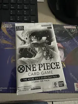 ONE PIECE CARD GAME THE AZURE SEA'S SEVEN BOOSTER BOX OP14 English with promo - Image 2