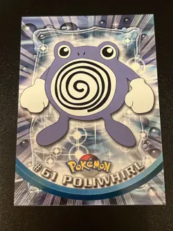 Pokemon 61 Poliwhirl Topps Trading Card Non Holo Pokemon Trading Card TCG (6:7) - Image 1