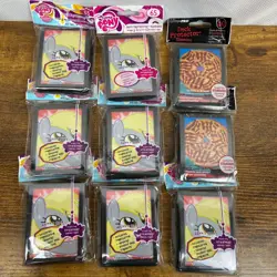 Ultra Pro My Little Pony Card Sleeves & Bacon Doughnut Sleeves Lot of 9 packs - Image 1