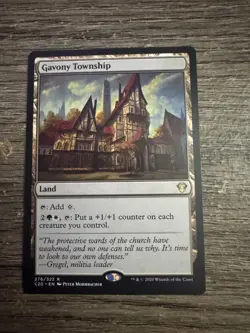 Magic the Gathering Land: Gavony Township Commander 2020 Regular - Image 1