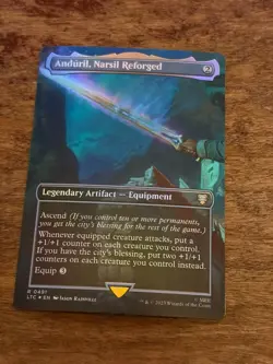 Anduril, Narsil Reforged (Borderless) Commander: the Lord of the Rings: Tales of - Image 1