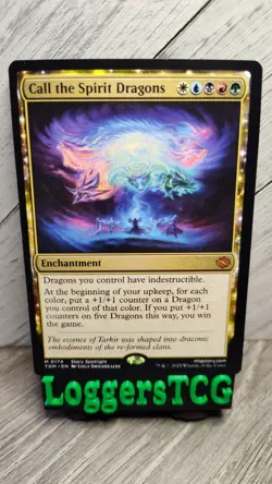 MTG Call the Spirit Dragons / TDM 0174 M NM - Image 1