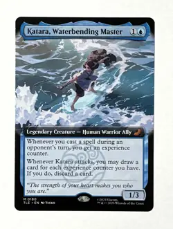 Katara, Waterbending Master - Extended Art - MTG ATLA Eternal - TLE 180 - Image 1
