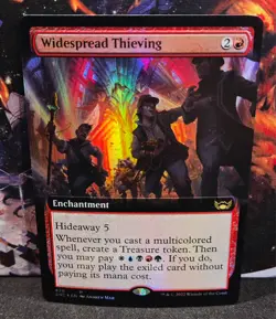 magic the gathering - FOIL! - Widespread Thieving - Enchantment - Rare - Red - Image 1