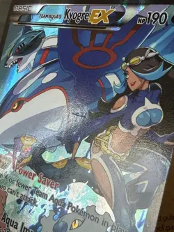 Team Aqua's Kyogre EX Double Crisis 6/34 Ultra Rare Pokemon Card - LP - Image 2