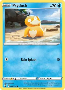 Psyduck 024/203 Common SWSH07: Evolving Skies Pokemon Card - Image 1