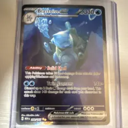 Pokemon Blastoise ex 200/165 Scarlet & Violet 151 Full Art Holo SIR - Image 1
