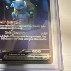 Pokemon Blastoise ex 200/165 Scarlet & Violet 151 Full Art Holo SIR - Image 2