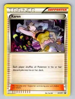 Karen - XY177 Promo XY Promos - LP - NM Pokemon TCG - Image 1