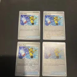 Pokemon TCG - Super Rod Playset 188/193 Reverse Holo X 4 - Playset - Lot B - Image 1