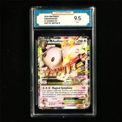TQG 9.5 MINT+ 2016 Pokemon ENG M Audino ex 85/124 R - Image 2
