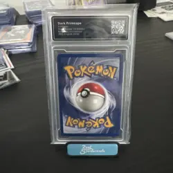 CGC MINT+ 8.5 Pokemon Dark Primeape 43/82 2000 Team Rocket 1st Edition - Image 2