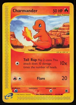 Pokemon Charmander (97) Common Normal Expedition 097/165 NM - Image 1