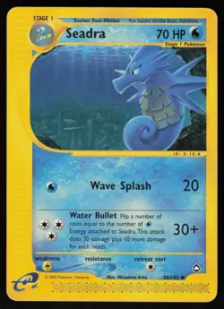 Pokemon Seadra Uncommon Normal Aquapolis 058/147 LP - Image 1