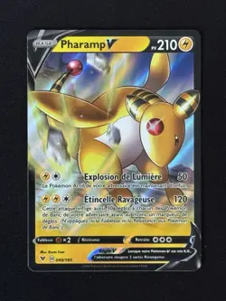 Carte Pokemon Pharamp V 049/185 EB04 Voltage Eclatant Fr Neuve - Image 2