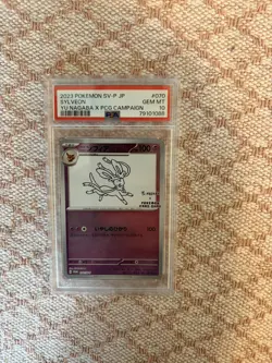 Japanese Pokemon Yu Nagaba Sylveon - Promo - 070/SV-P - PSA 10 - Image 1