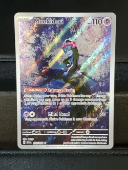 Pokemon TCG Munkidori Rare Shrouded Fable SFA EN 072/064 EXCELLENT - Image 1