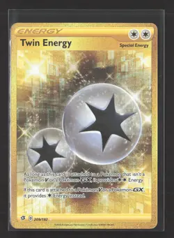 Pokemon 2020 Rebel Clash Twin Energy #209/192 - Image 1