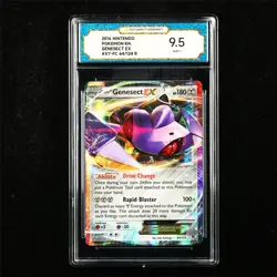 TQG 9.5 MINT+ 2016 Pokemon ENG Genesect ex 64/124 R - Image 1