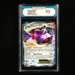 TQG 9.5 MINT+ 2016 Pokemon ENG Genesect ex 64/124 R - Image 2