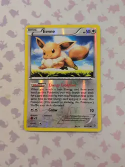 Pokemon 2014 XY Furious Fists Eevee #80/111 Reverse Holo - Image 1
