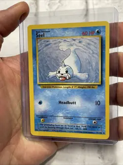 Pokemon Seel Uncommon Unlimited Base Set 41/102 NM Near Mint Vintage Vtg Pokemon - Image 2