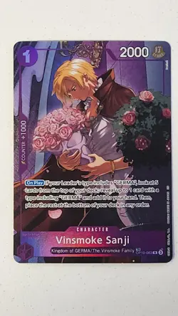 Vinsmoke Sanji OP10-063 TR TREASURE RARE One Piece Legacy Of The Master Bandai - Image 1