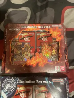 One Piece TCG Illustration Box Vol 5 and Vol 6 Lot - Factory Sealed - Image 2