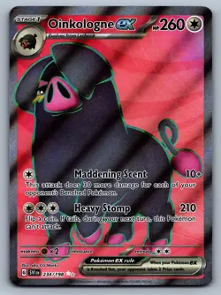 Oinkologne ex Ultra Rare #234/198 SV01: Scarlet & Violet Base Set Pokemon TCG - Image 1