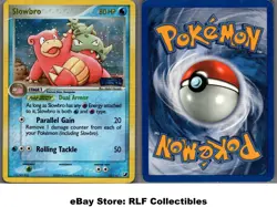 2005 Pokemon, EX Unseen Forces, #13/115 Slowbro, Reverse Holo Rare - Image 1