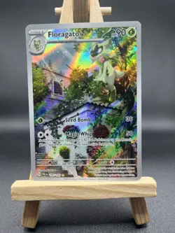 Floragato Scarlet & Violet Paldea Evolved Holo Illustration Card 197/193 - Image 1