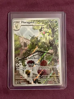 Floragato Scarlet & Violet Paldea Evolved Holo Illustration Card 197/193 - Image 1