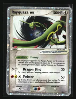 Pokemon RAYQUAZA EX 039 Ultra Rare Holo (2006 Nintendo Promo) DAM/Damaged - Image 1