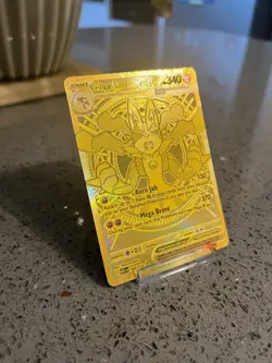 Mega Lucario EX 188/132 Hyper Rare Gold Mega Evolutions Pokemon Card - P/Fresh. - Image 2
