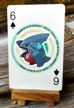 Gible - 2007 Dialga Diamond & Pearl Poker Deck - Pokemon Playing Card - Image 1