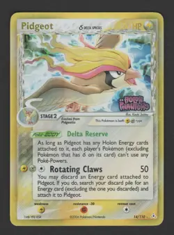 Pidgeot Delta Reverse Holo EX Holon Phantoms 14/110 ENG – Pokemon Card Rare - Image 1