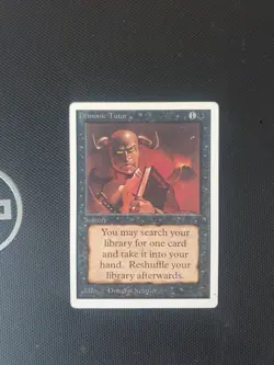 -- MTG Magic Card - Demonic Tutor - Unlimited - Image 1