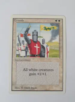 -- MTG Magic Card - Crusade - Unlimited - Image 1