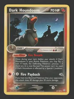 Dark Houndoom EX Team Rocket Returns 37/109 ENG – Pokemon Card - Image 1