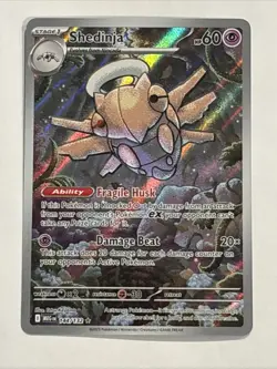 Pokemon TCG Shedinja 144/132 Me01: Mega Evolution Holo NM - Image 1