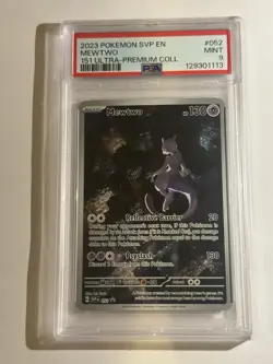 2023 POKEMON SV BLACK STAR PROMOS - SVP EN #052 MEWTWO PSA 9 - Image 1