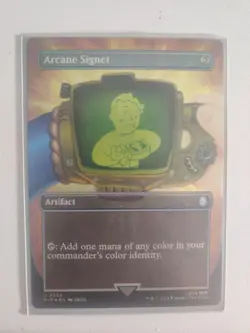 Arcane Signet (Borderless) Universes Beyond: Fallout Foil - Image 1